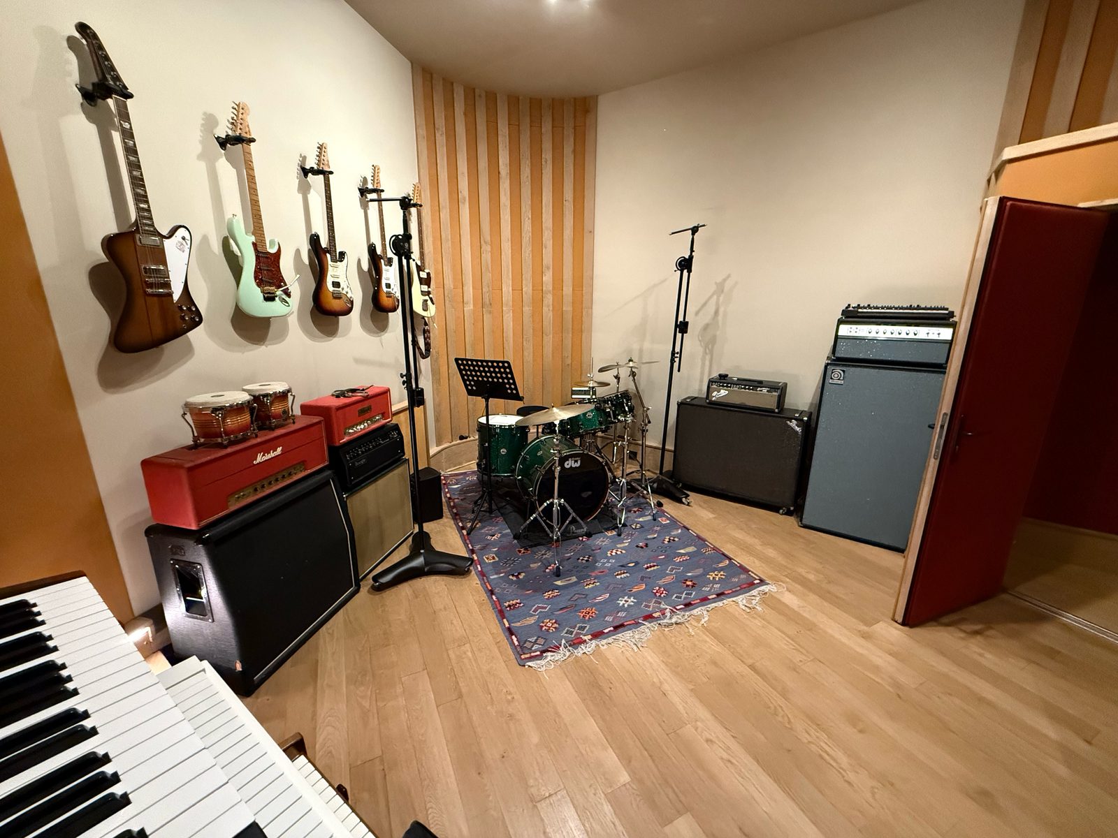 La cabine de prise du studio Backdoor