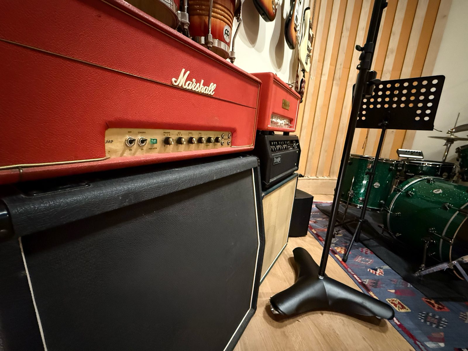 La cabine de prise du studio Backdoor