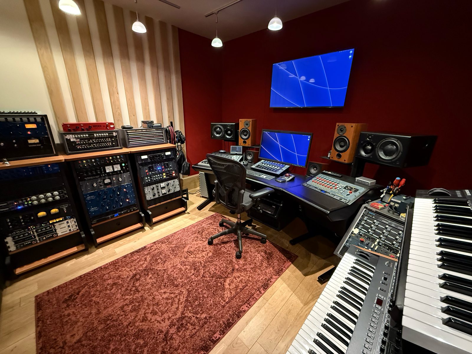La régie du studio Backdoor